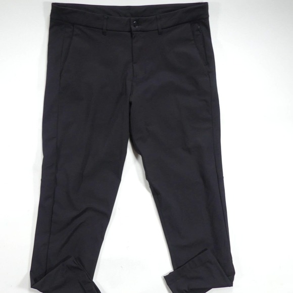 Lululemon Comission Pant Classic Mens 36 Black Inseam 29.5 Zip Pocket Flat Front - Picture 1 of 13
